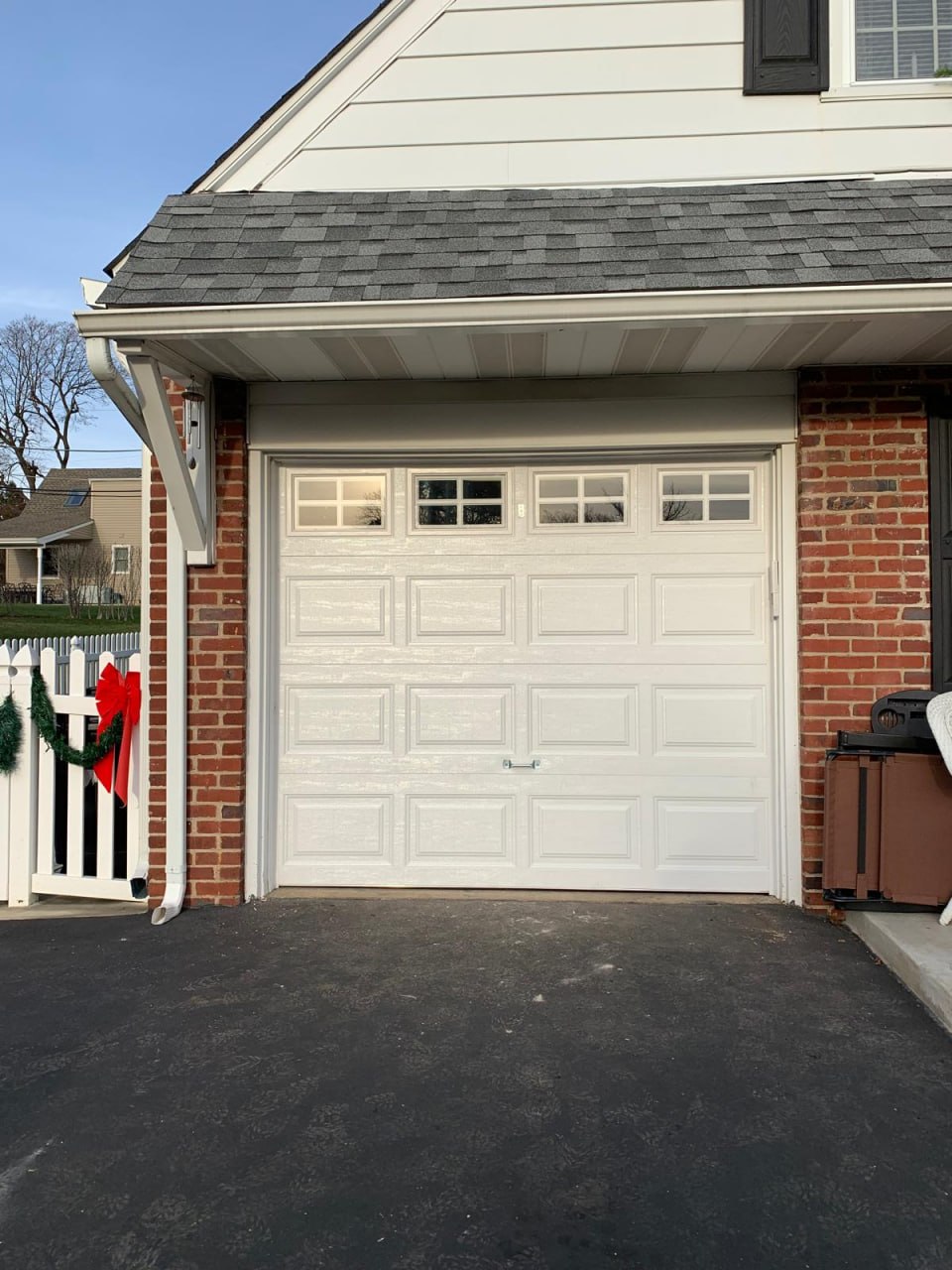 Finished garage door installation in Paramus, NJ